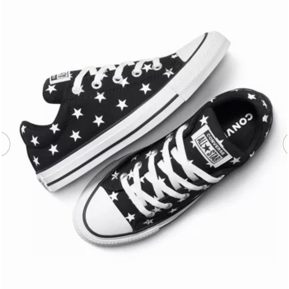 Converse Chuck Taylor All Star Street Ox Black White Stars Mens 6.5 A17173F